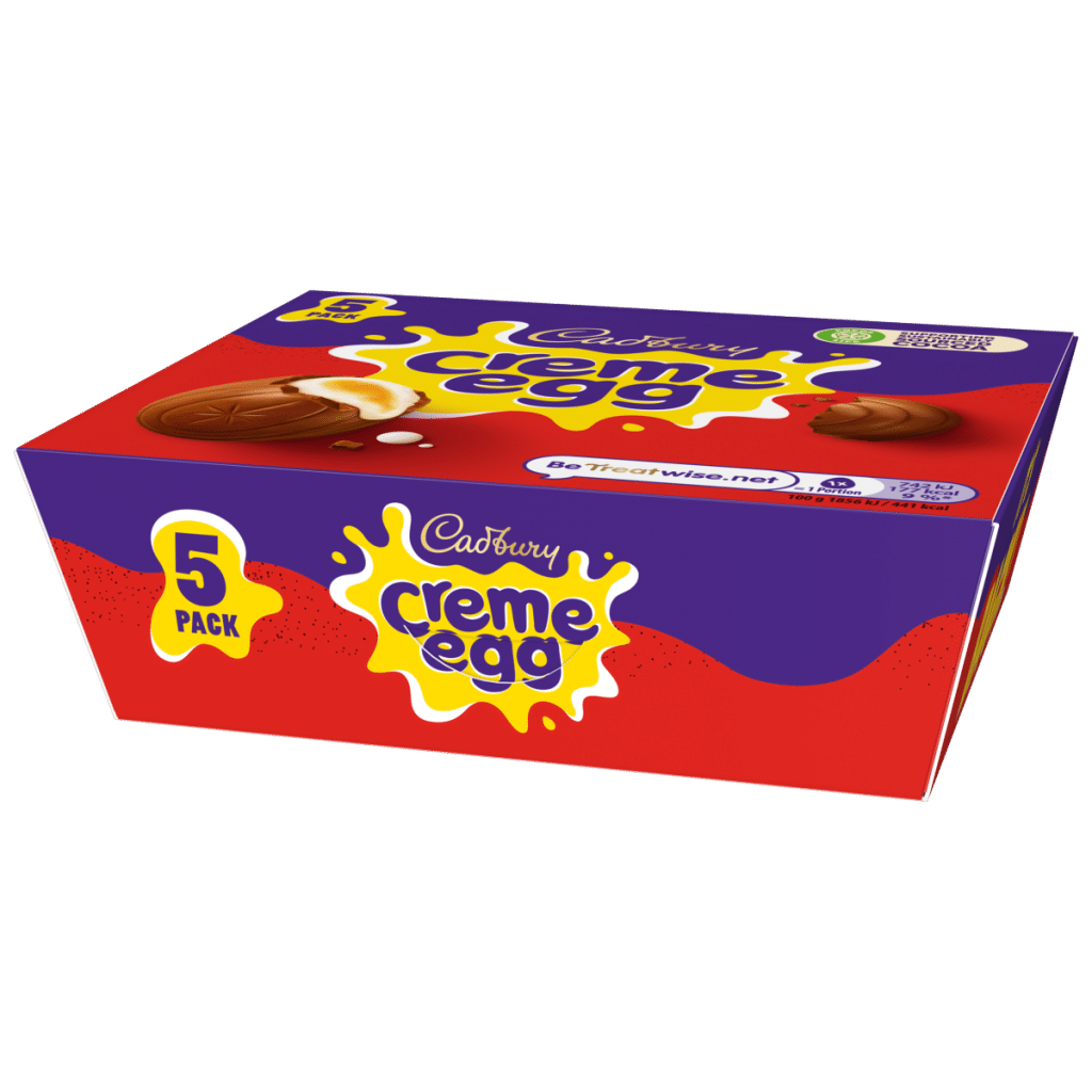 Cadbury Creme Egg Chocolate 5 Pack Multipack 200g (5 x 40g)