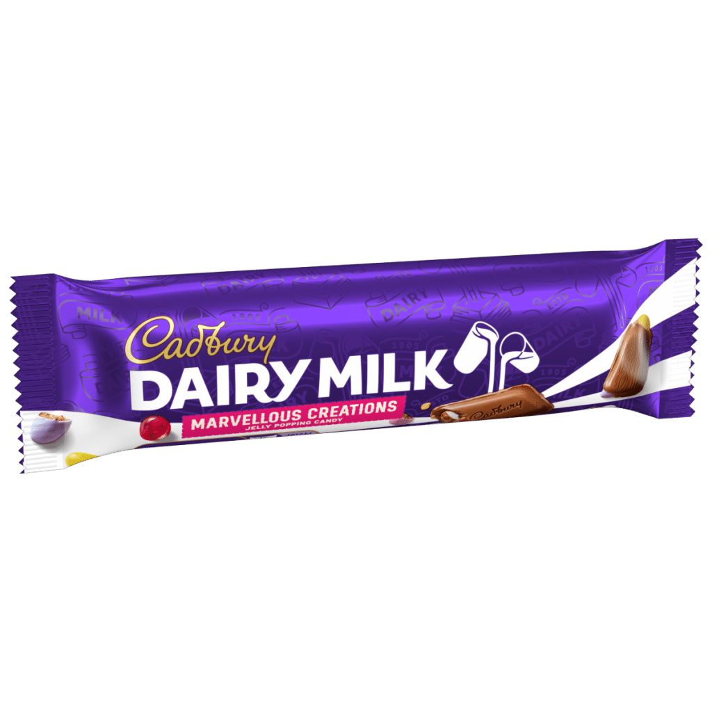 Cadbury Dairy Milk Marvellous Creations Chocolate Bar with Jelly Popping Candy 47 g