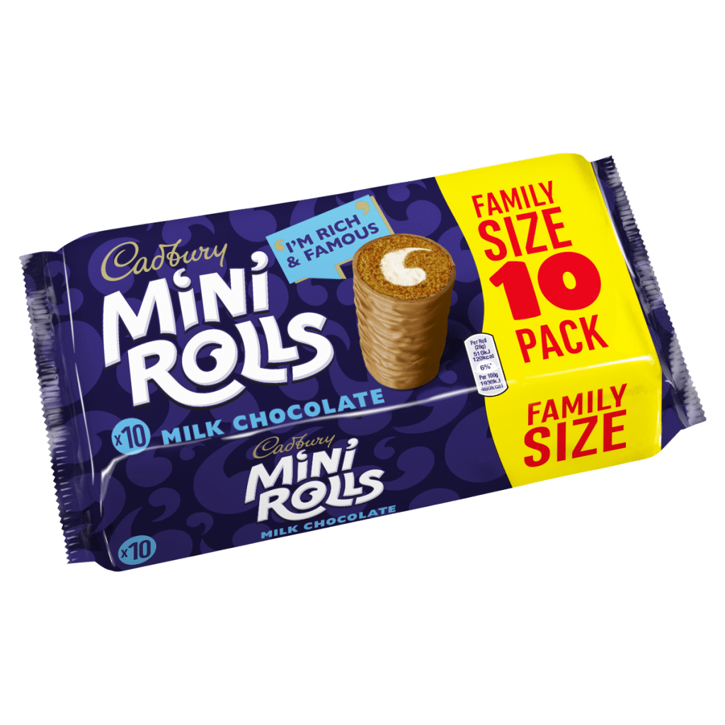 Cadbury 10 Milk Chocolate Mini Rolls