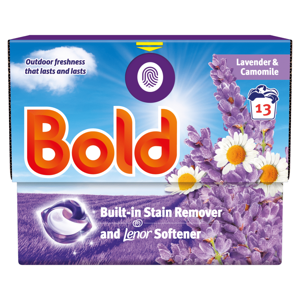 Bold PODS® Washing Liquid Capsules 13 Washes , Lavender & Camomile