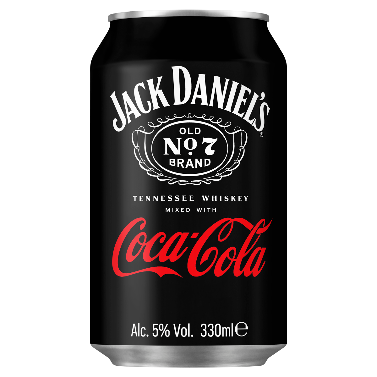 Jack Daniel’s Old No. 7 Brand Tennessee Whiskey Mixed with Coca-Cola 330ml