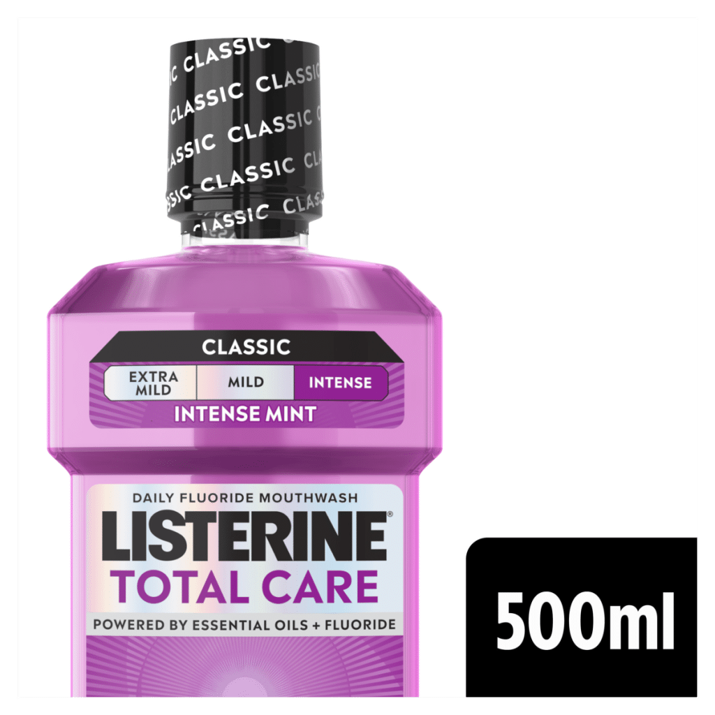 Listerine Total Care Intense Taste Classic Mouthwash 500ml