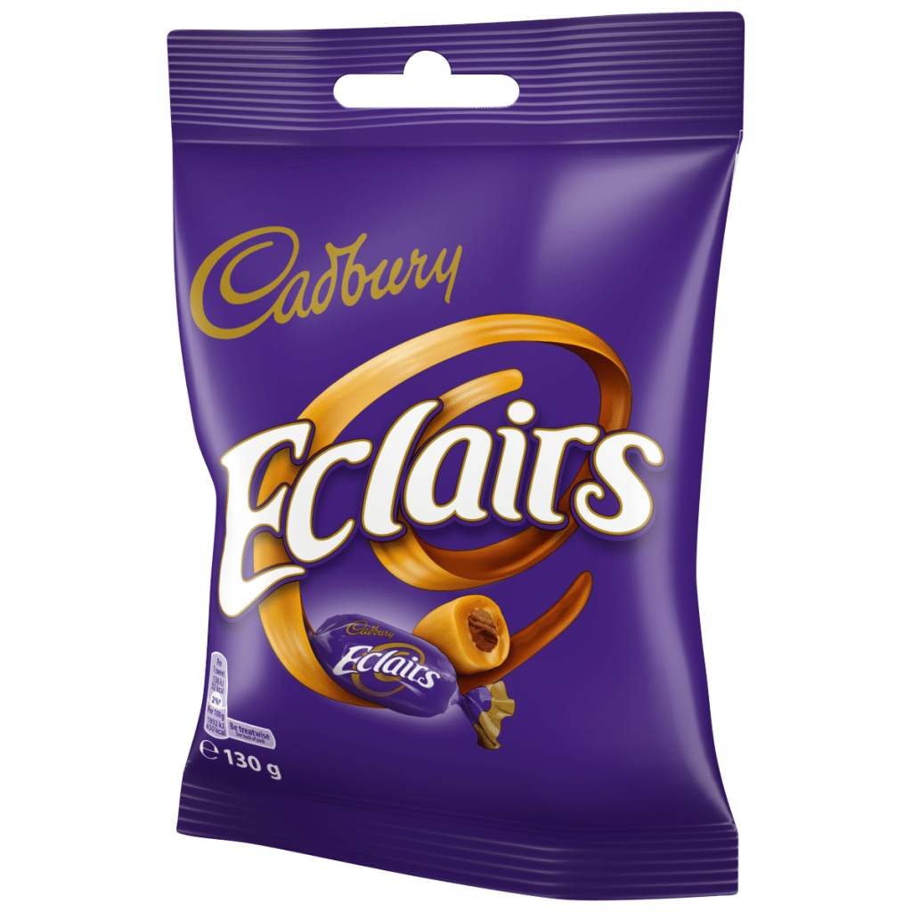 Cadbury Eclairs Chocolate Sweets Bag 130 g