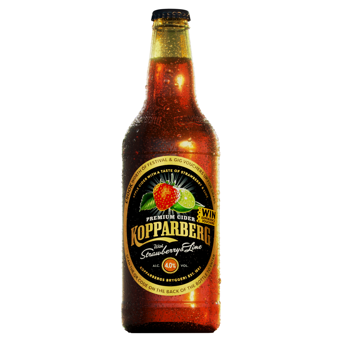 Kopparberg Premium Cider with Strawberry & Lime 500ml