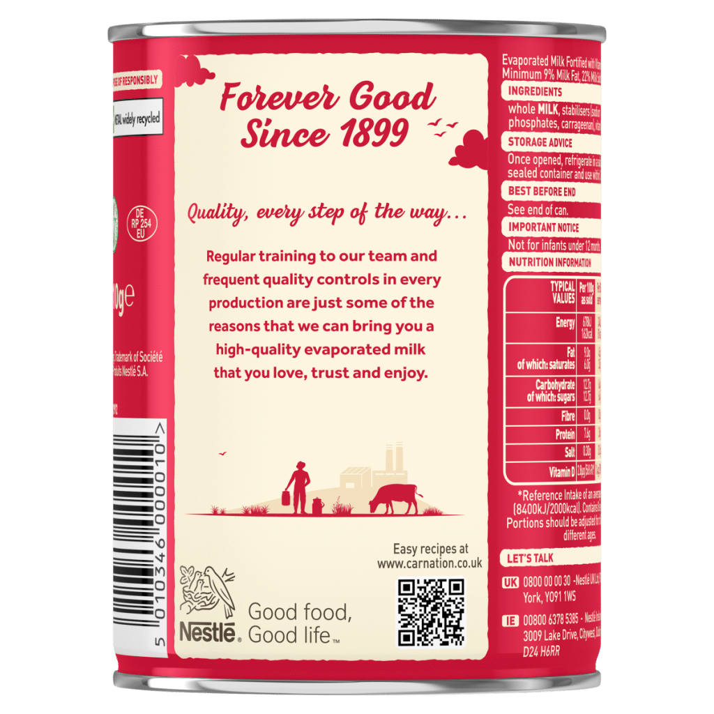 Carnation Evaporated Milk 410g