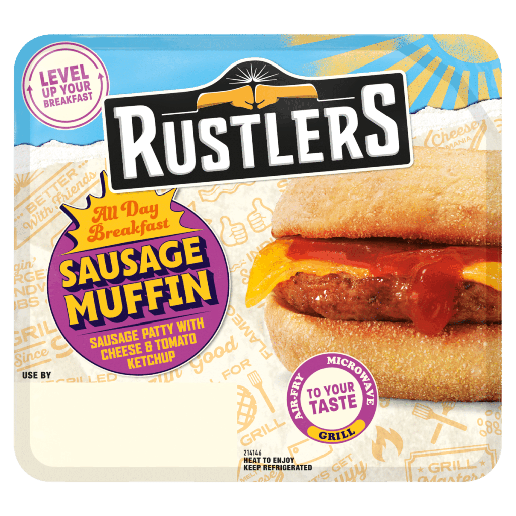 Rustlers All Day Breakfast Sausage Muffin 155g