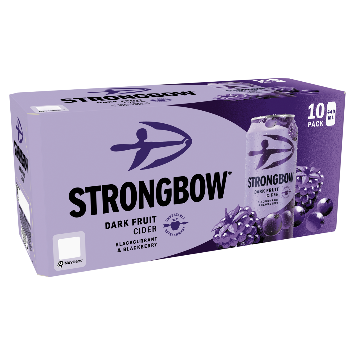 Strongbow Blackcurrant & Blackberry Dark Fruit Cider Cans 10 x 440ml