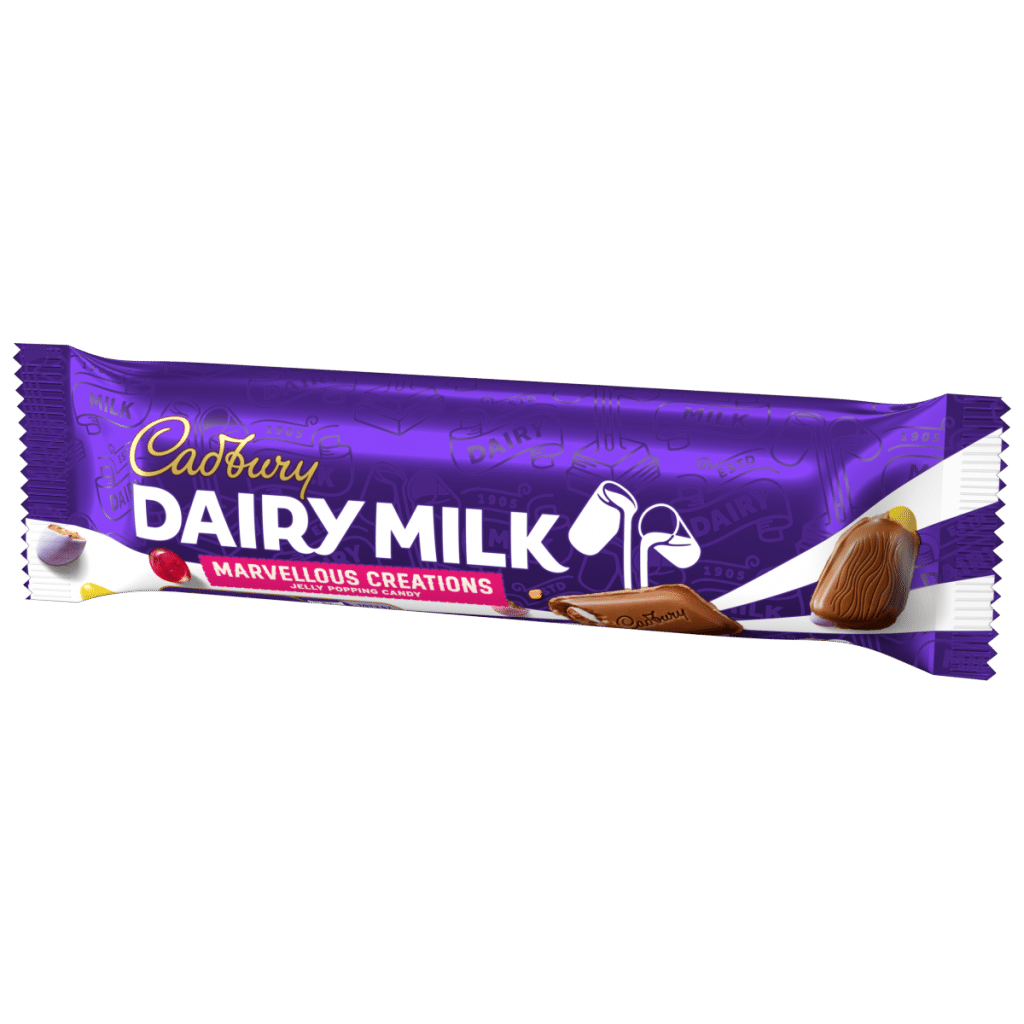 Cadbury Dairy Milk Marvellous Creations Chocolate Bar with Jelly Popping Candy 47 g