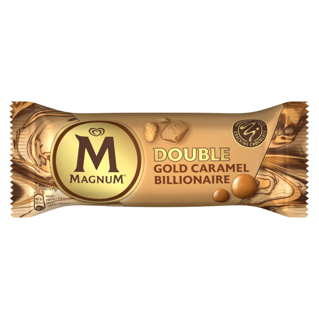 Magnum Double Gold Caramel Billionaire Ice Cream Stick 85 ML