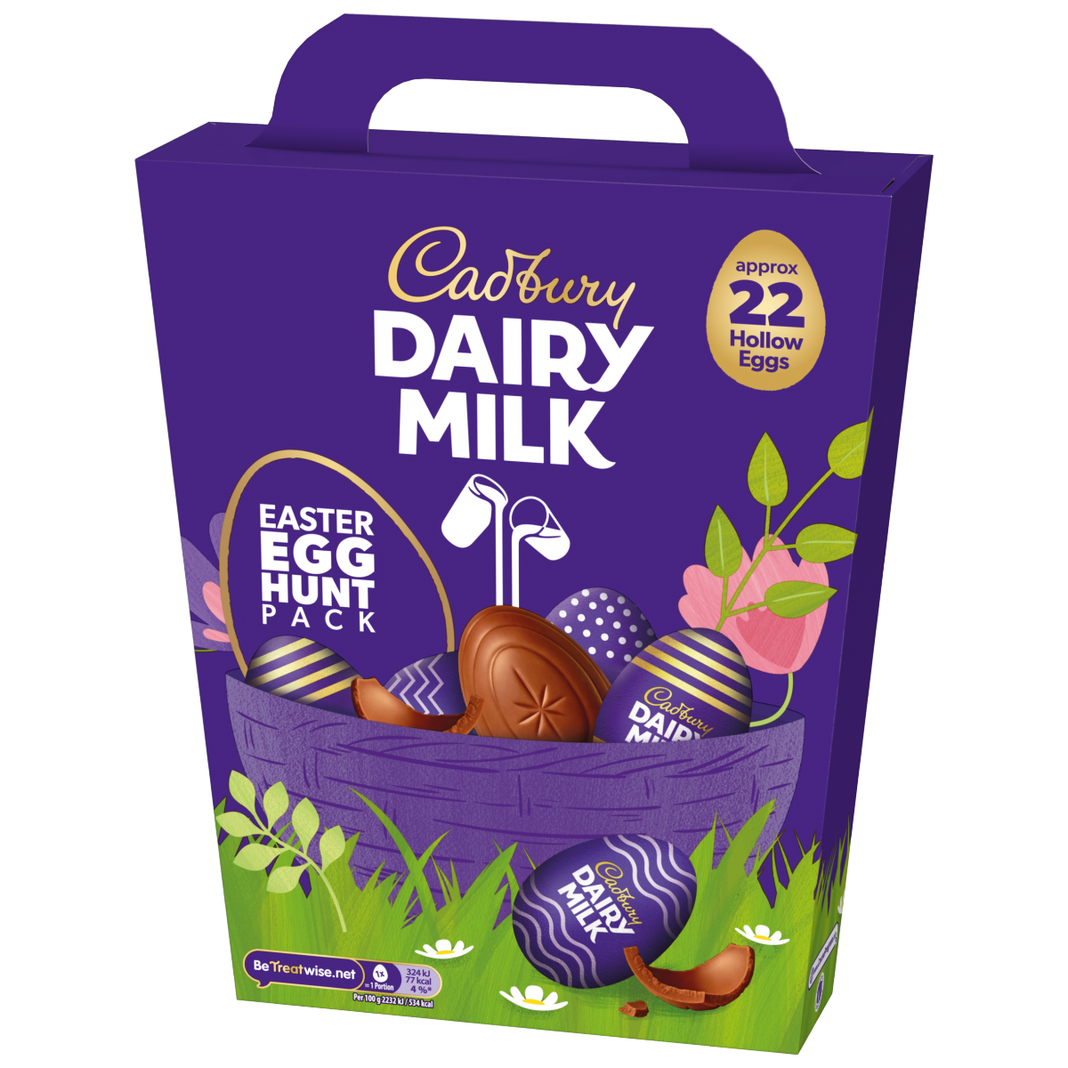 Cadbury Dairy Milk Chocolate Easter Egg Hunt Pack 317g