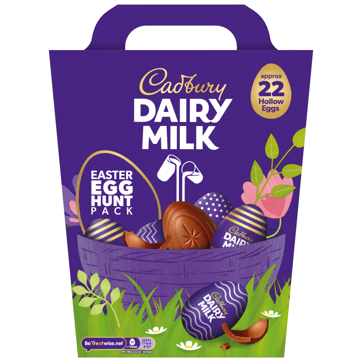 Cadbury Dairy Milk Chocolate Easter Egg Hunt Pack 317g