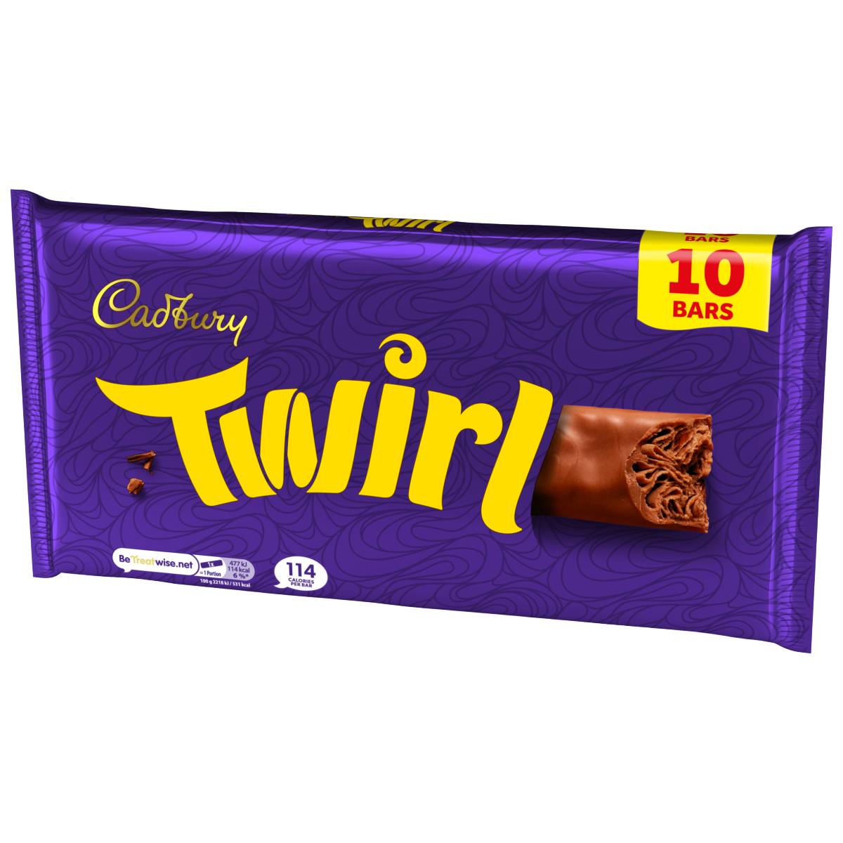 Cadbury Twirl Chocolate Bar 10 Pack Multipack (10×21.5g) 215 g