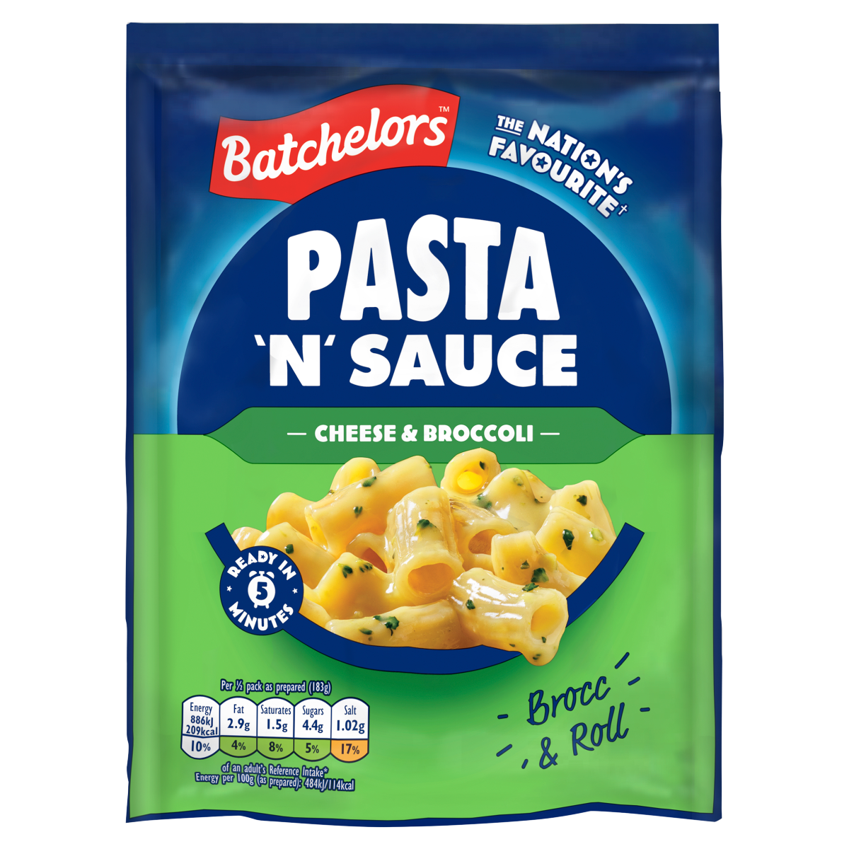Batchelors Pasta ‘N’ Sauce Cheese & Broccoli 99g
