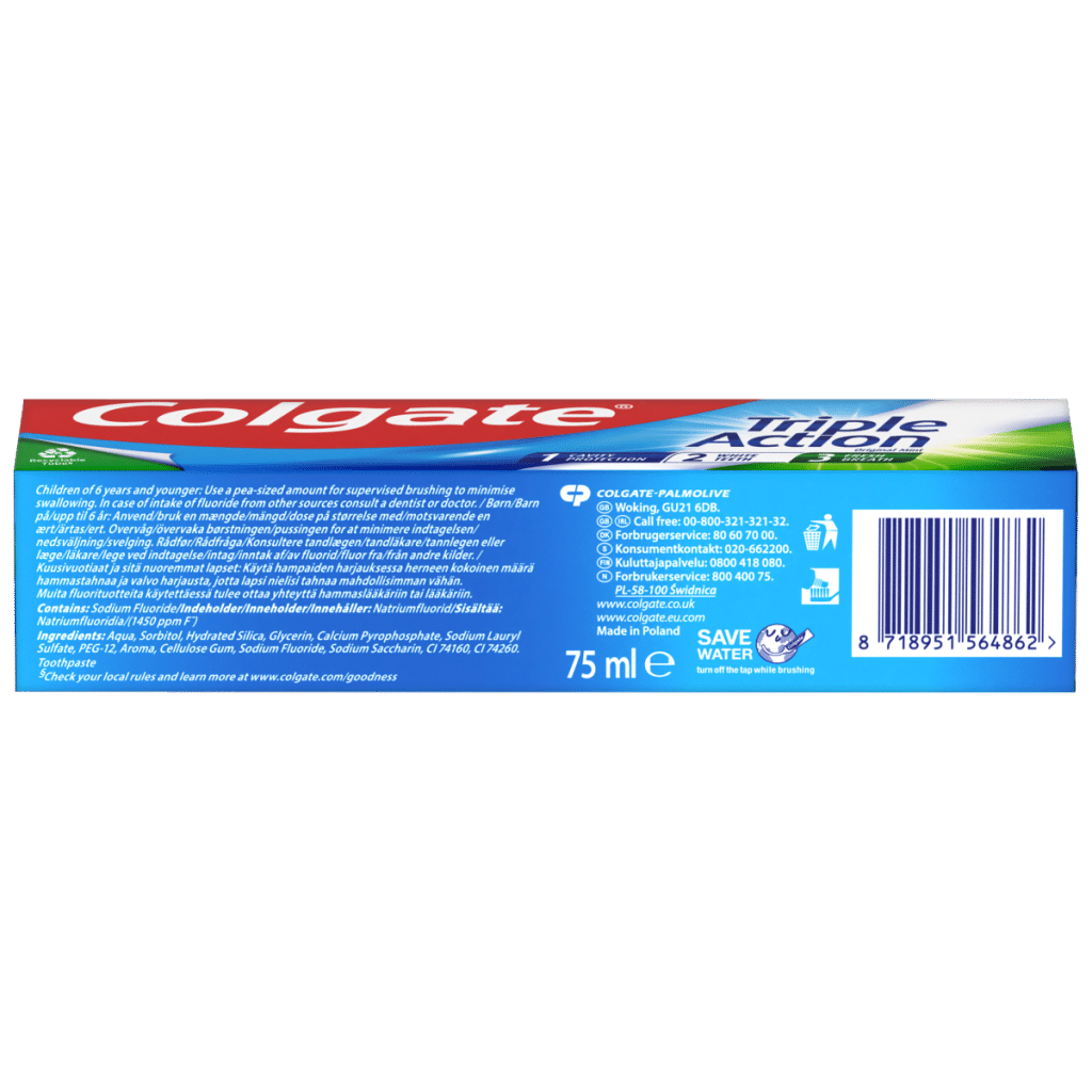 Colgate Triple Action Toothpaste 75ml
