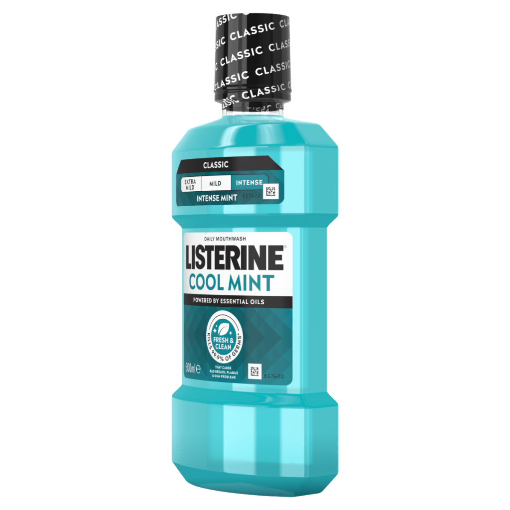 Listerine Cool Mint Intense Taste Classic Mouthwash 500ml