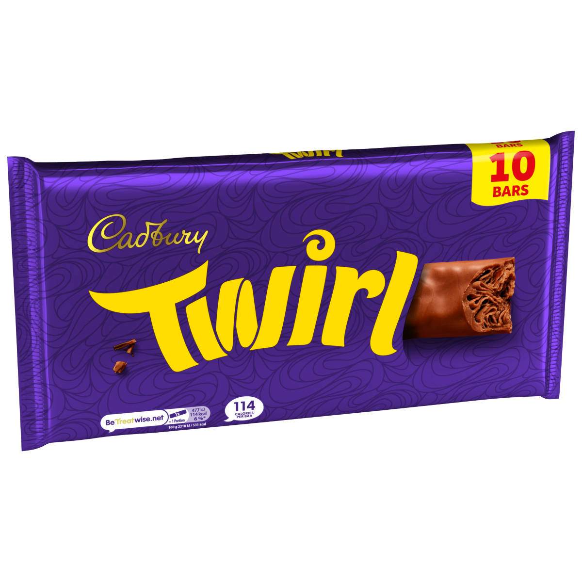 Cadbury Twirl Chocolate Bar 10 Pack Multipack (10×21.5g) 215 g