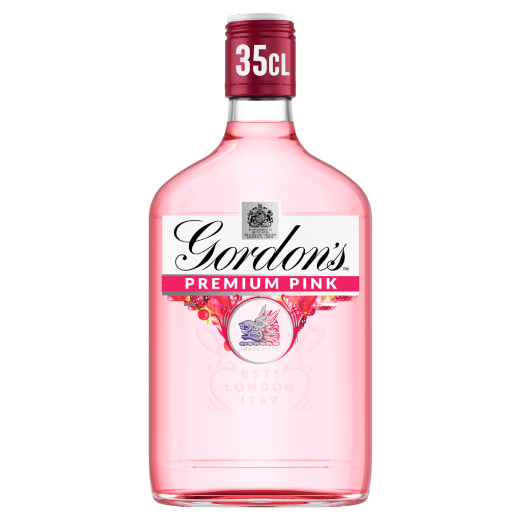 Gordon’s Premium Pink Flavoured Gin Based Spirit Drink 35% vol 35cl