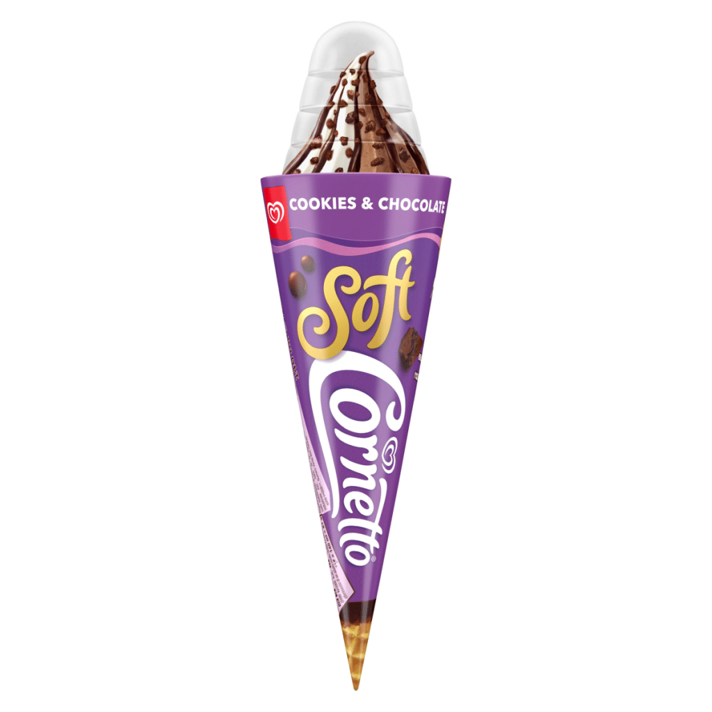 Cornetto Soft Cookie & Chocolate Ice Cream Cone 140 ml