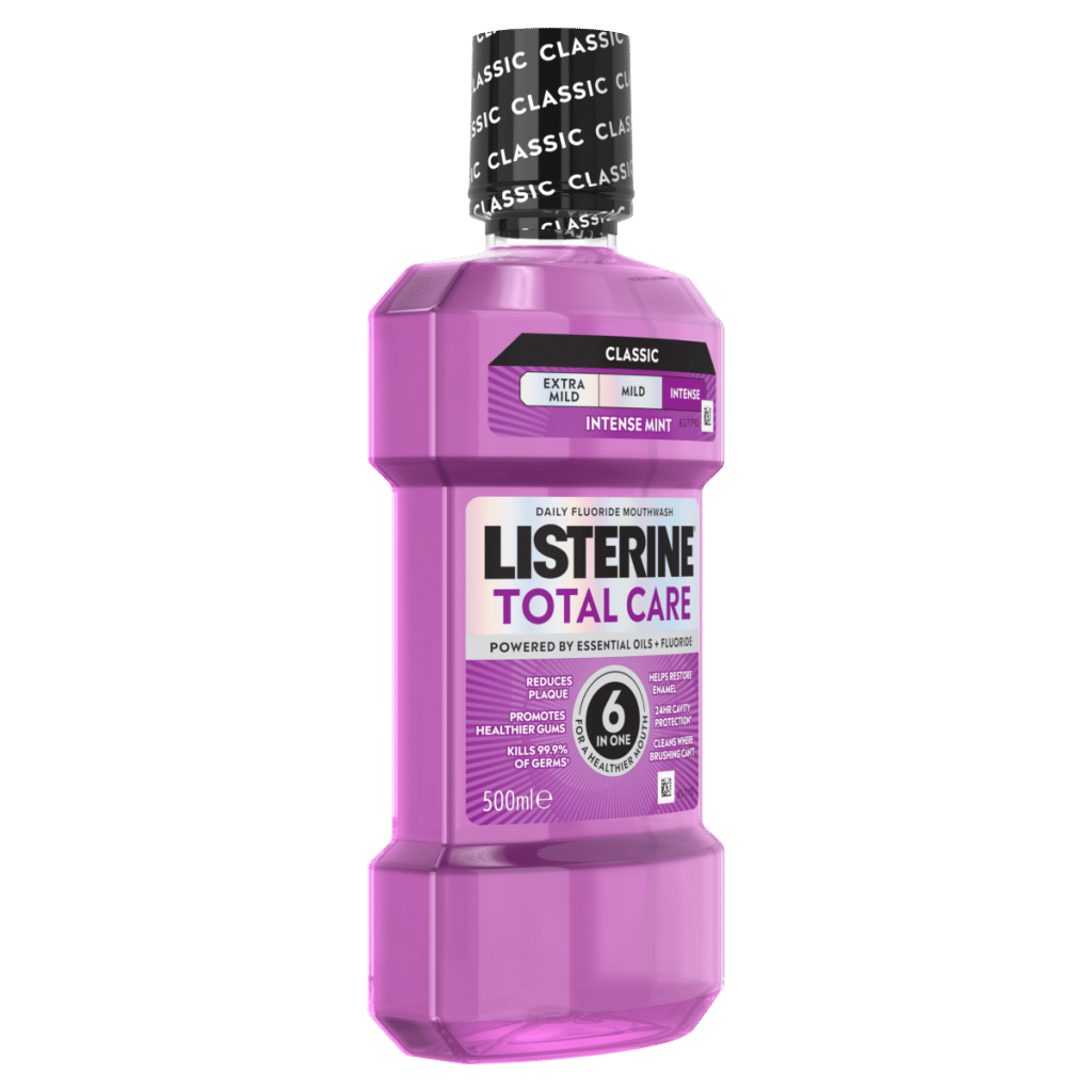 Listerine Total Care Intense Taste Classic Mouthwash 500ml