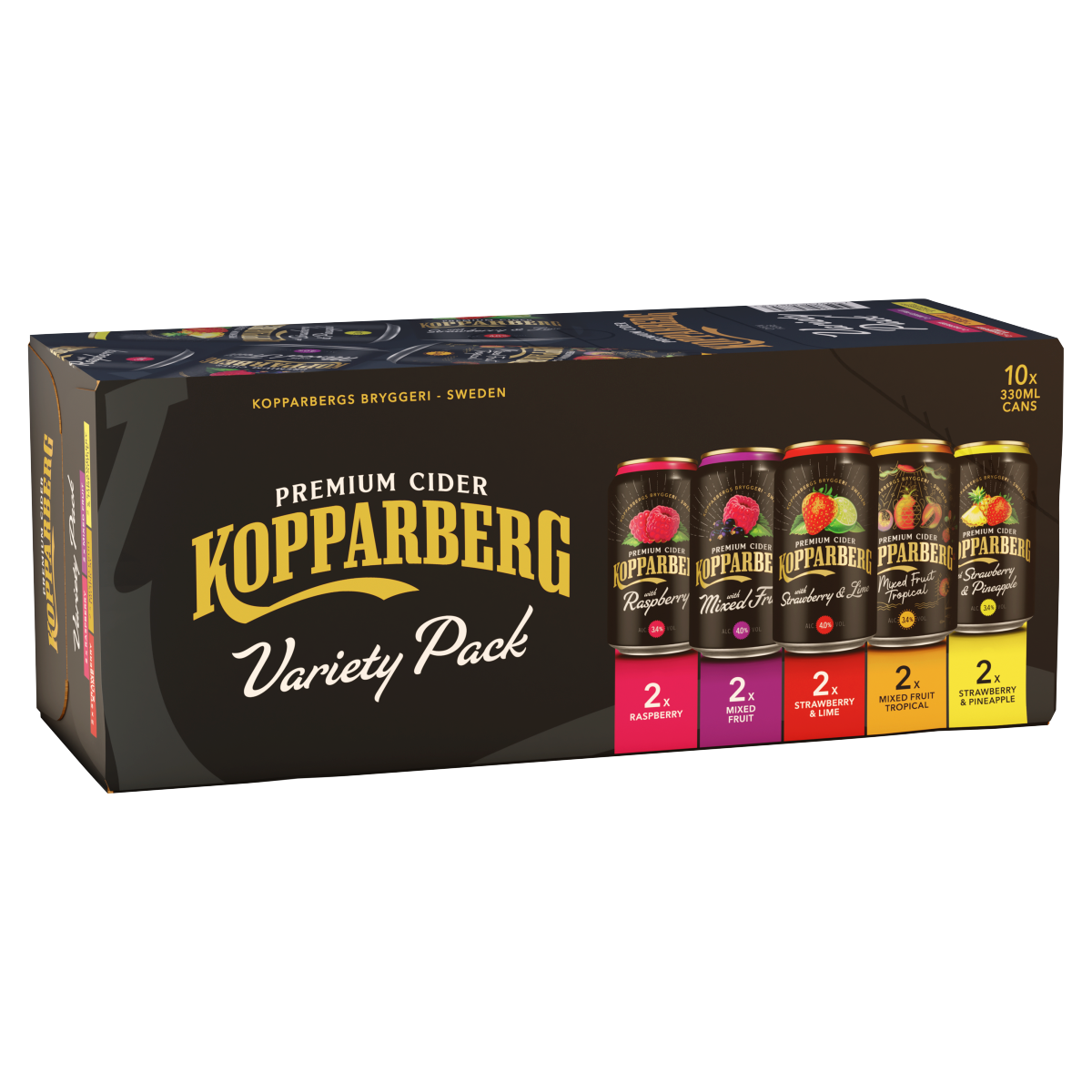 Kopparberg Premium Cider Variety Pack 10 x 330ml