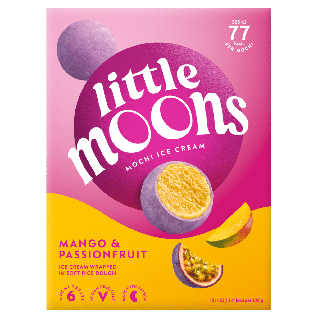 Little Moons Mango & Passionfruit Mochi Ice Cream 6 x 32g (192g)