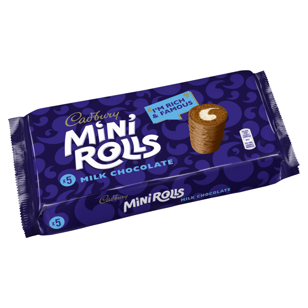 Cadbury 5 Milk Chocolate Mini Rolls