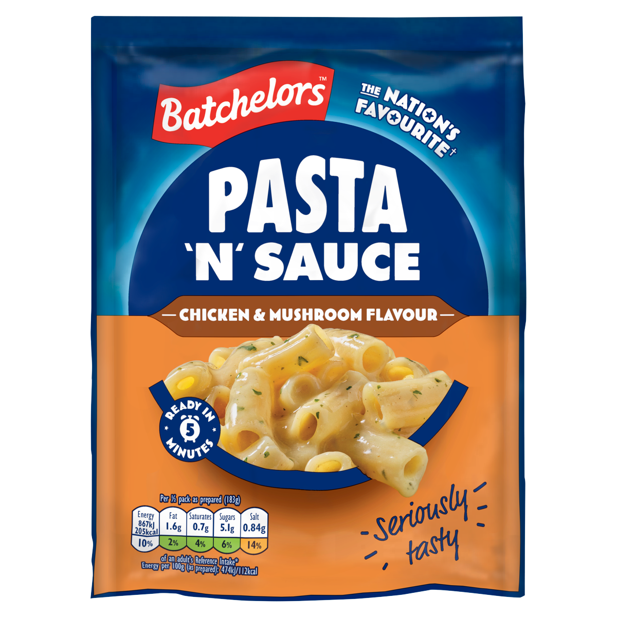 Batchelors Pasta ‘N’ Sauce Chicken & Mushroom Flavour 99g