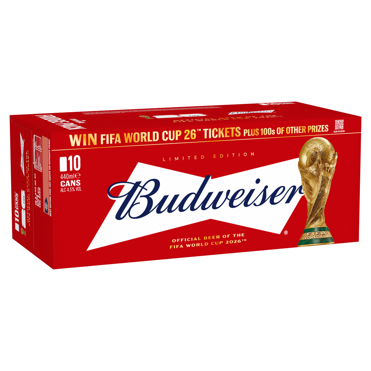 Budweiser Limited Edition Beer 10 x 440ml