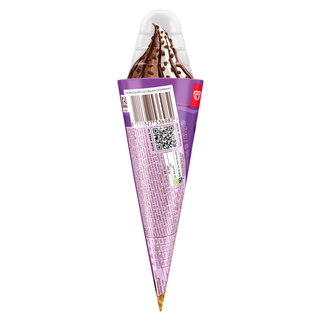 Cornetto Soft Cookie & Chocolate Ice Cream Cone 140 ml