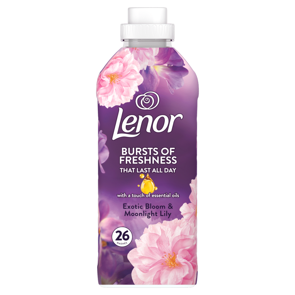 Lenor Fabric Conditioner 26 Washes, Exotic Bloom & Moonlight Lily