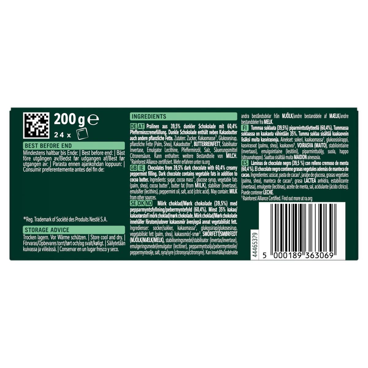 After Eight Mint Dark Chocolate 300g