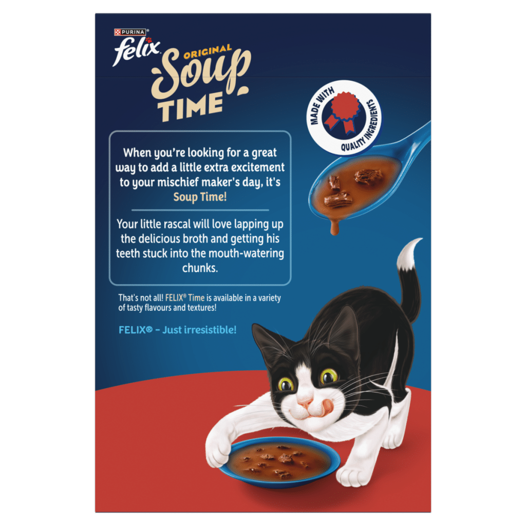 FELIX Soup Time Farm Selection Wet Cat Food 6x48g