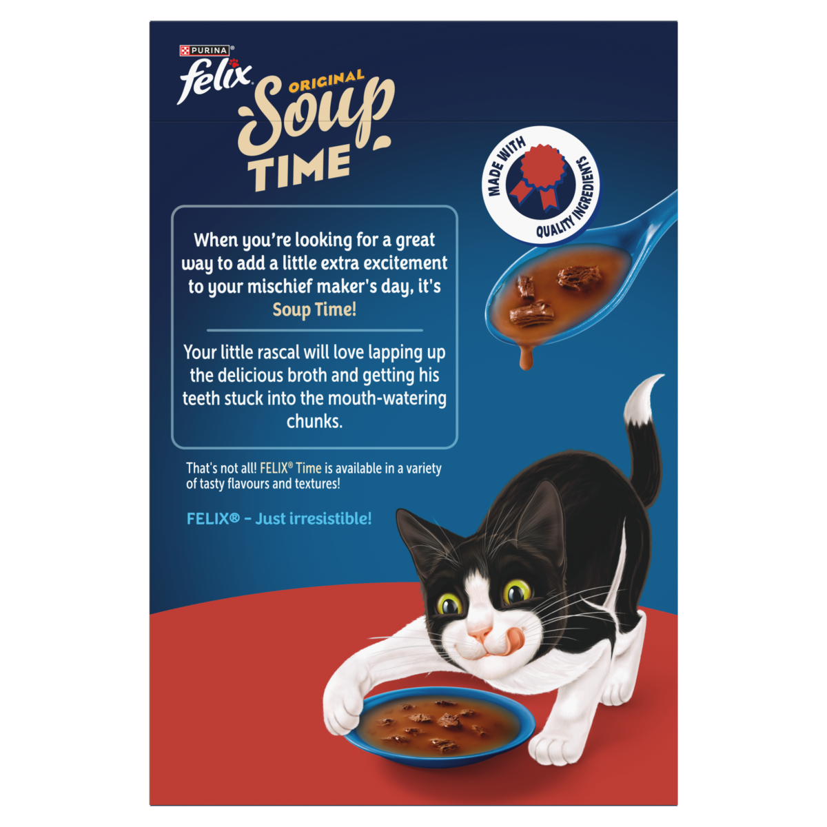 FELIX Soup Time Farm Selection Wet Cat Food 6x48g