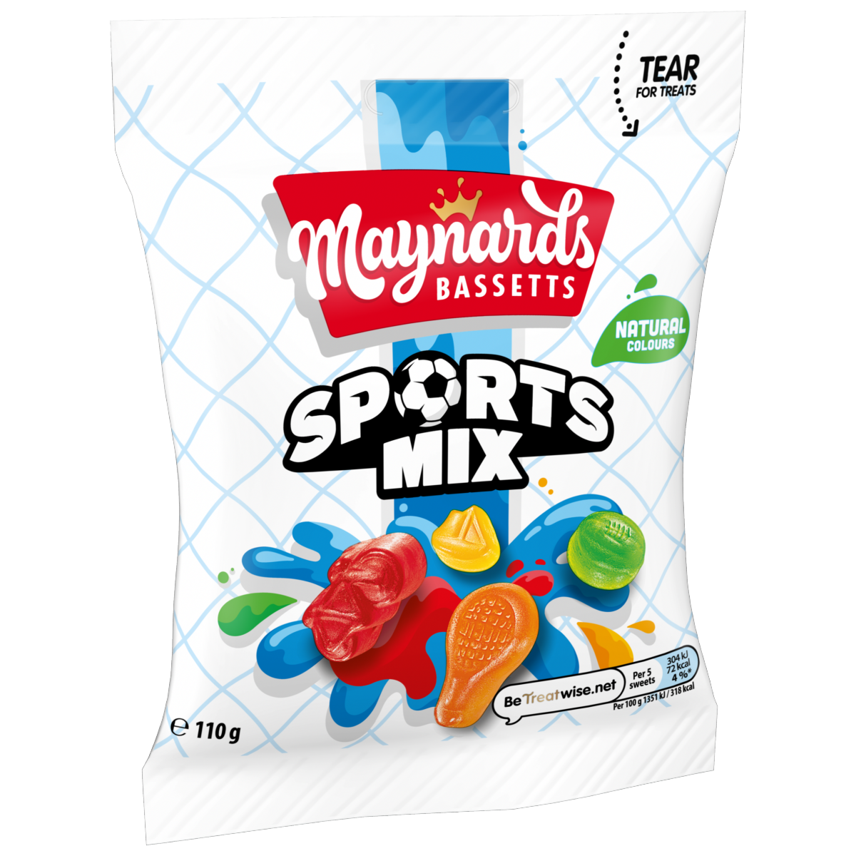 Maynards Bassetts Sports Mix Candy 110g