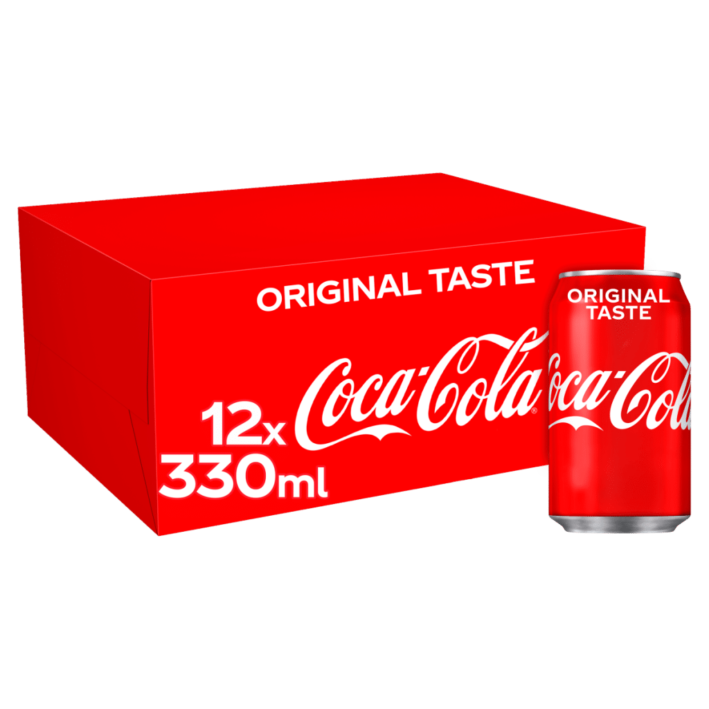 Coca-Cola Original Taste 12 x 330ml Cans