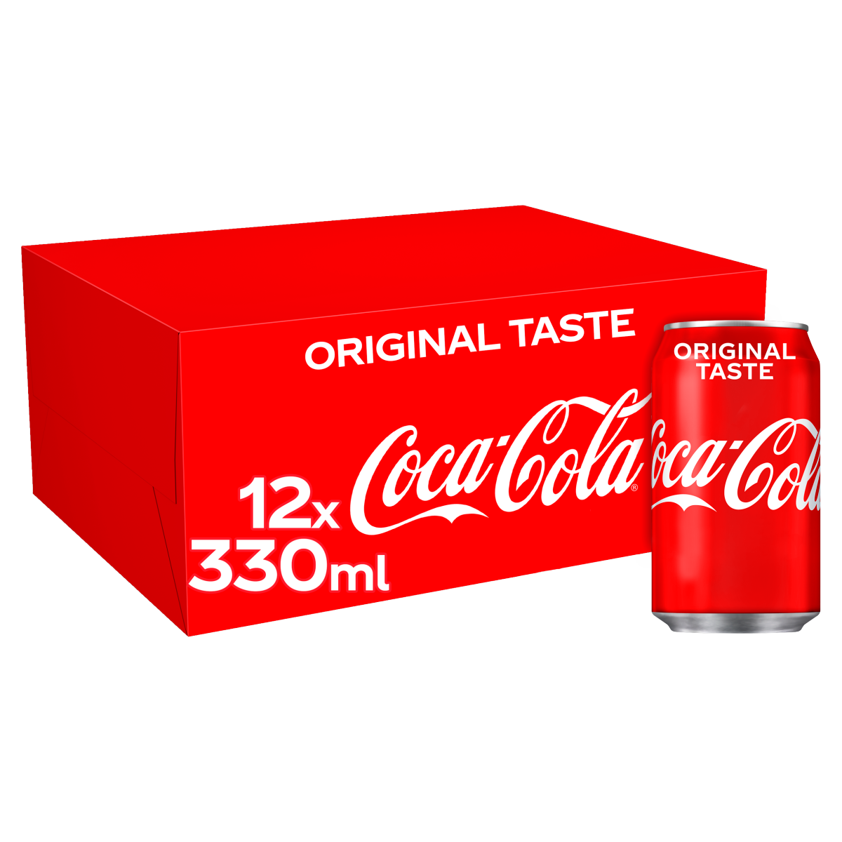 Coca-Cola Original Taste 12 x 330ml Cans