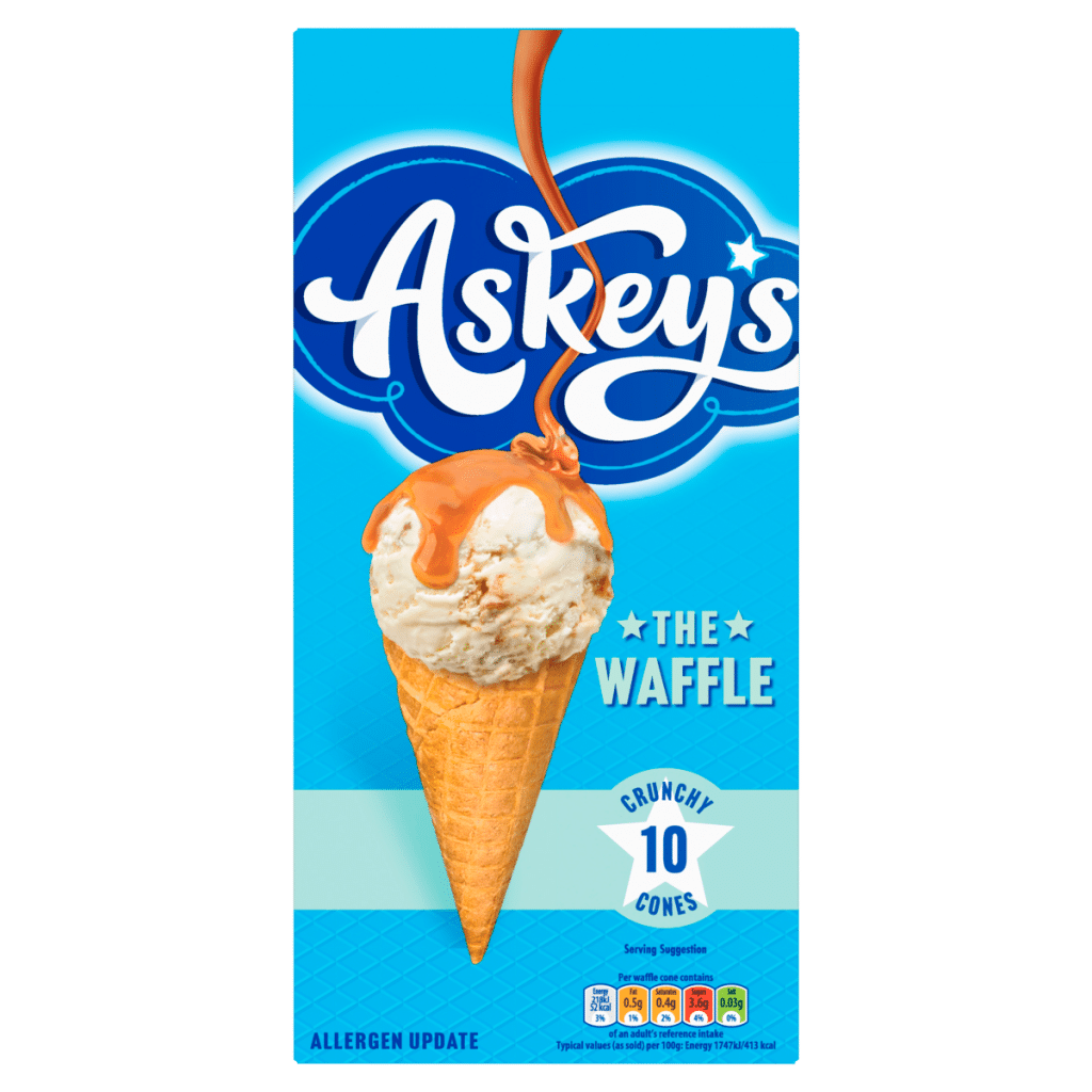 Askey’s The Waffle 10 Crunchy Cones