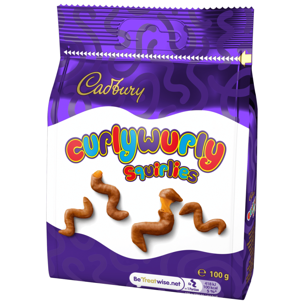Cadbury Curly Wurly Squirlies Chocolate Bag 100g
