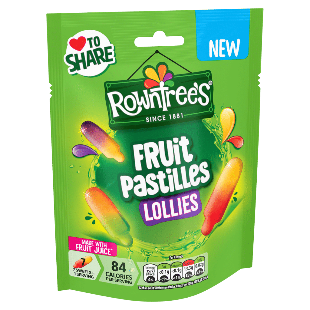 Rowntree’s Fruit Pastilles Lollies 130g