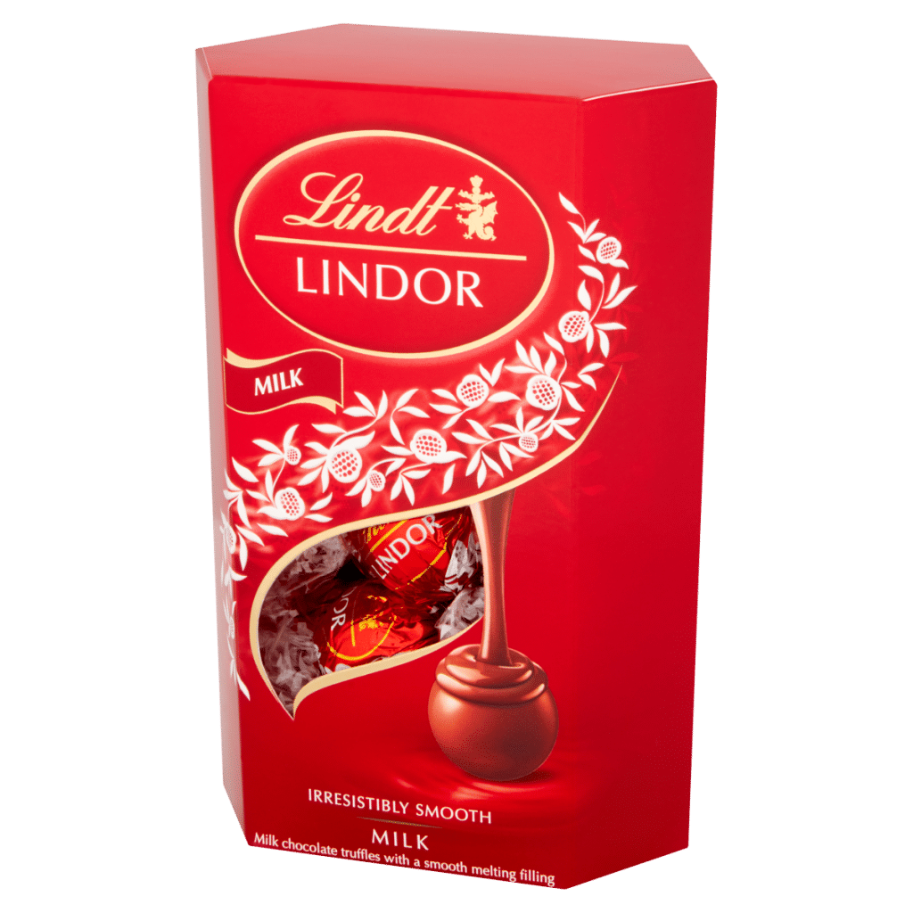 Lindt Lindor Milk Chocolate Truffles Box 200g