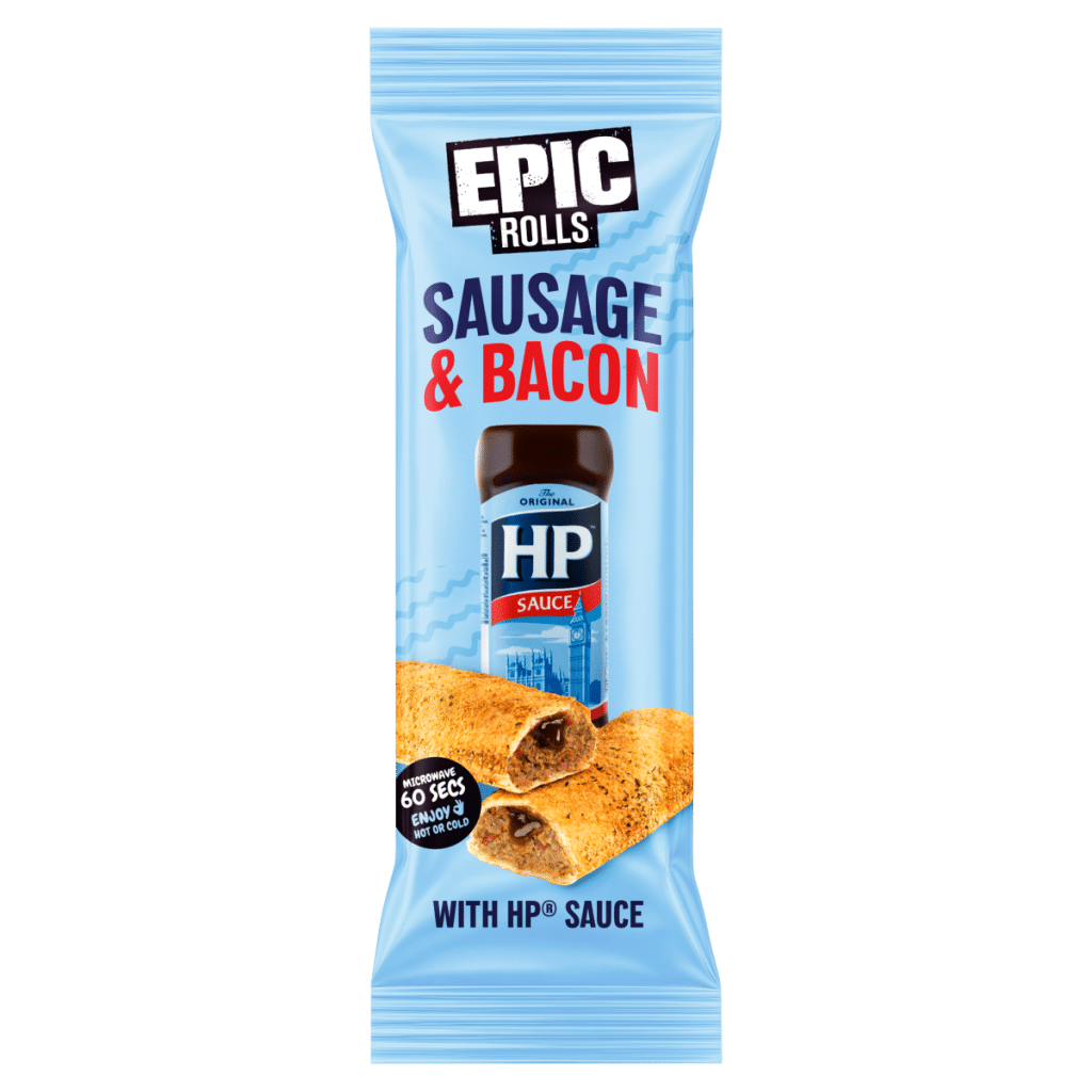 Epic Rolls Sausage & Bacon with HP Sauce