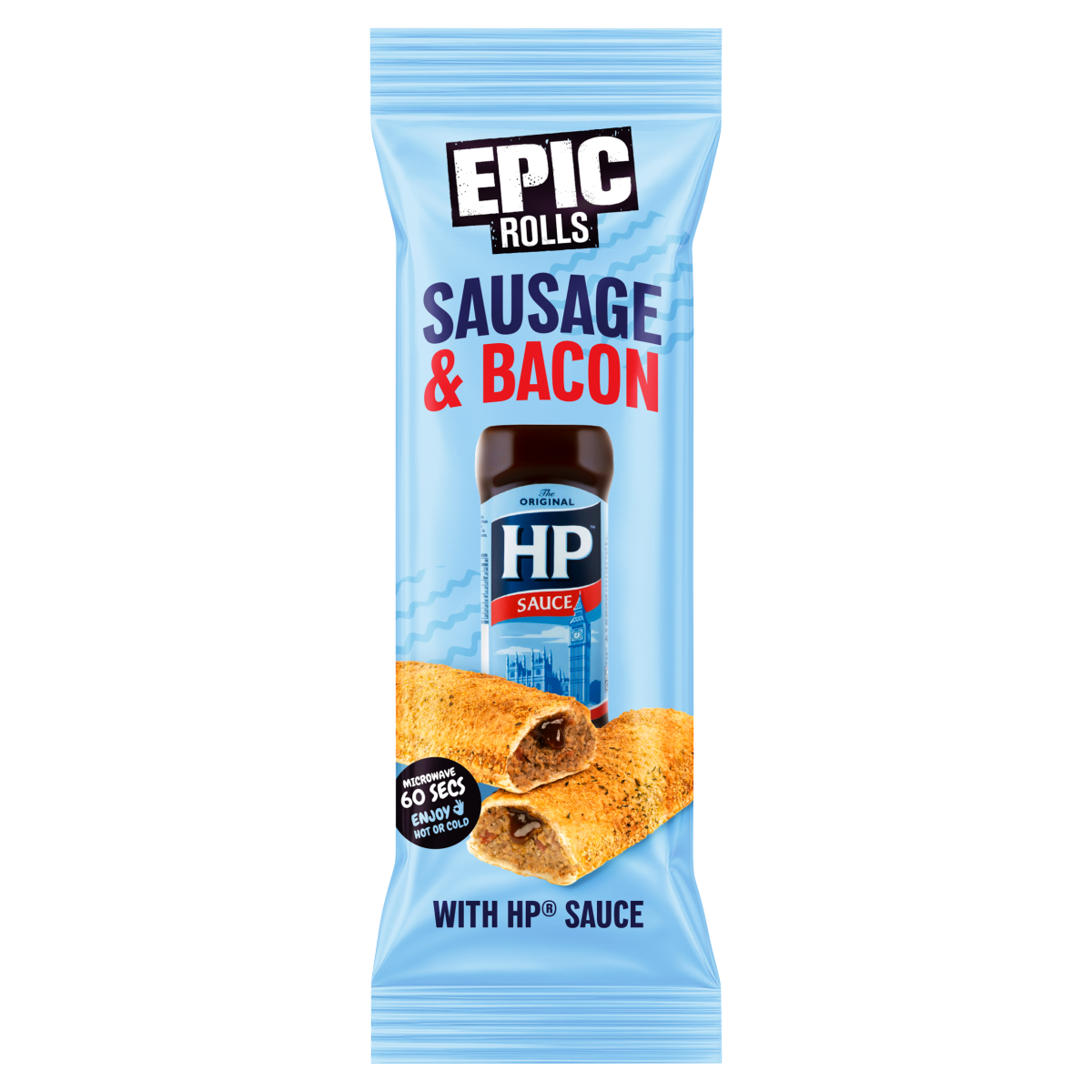 Epic Rolls Sausage & Bacon with HP Sauce