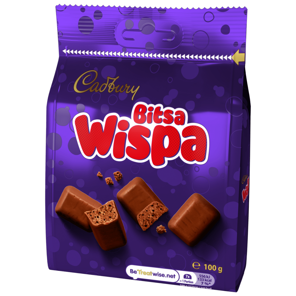 Cadbury Bitsa Wispa Chocolate Bag 100g