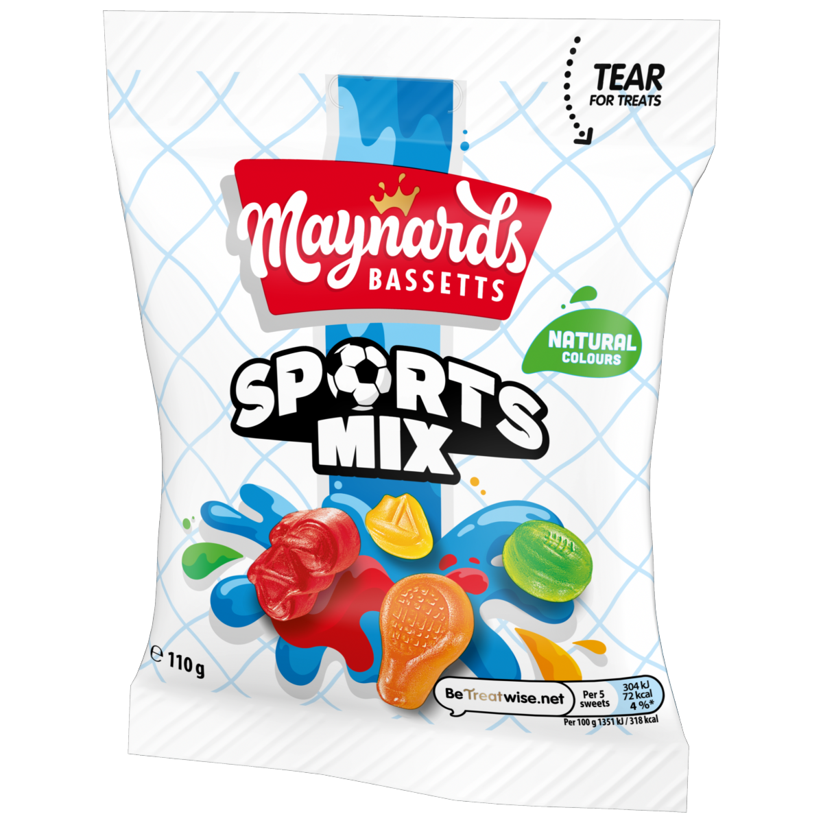 Maynards Bassetts Sports Mix Candy 110g