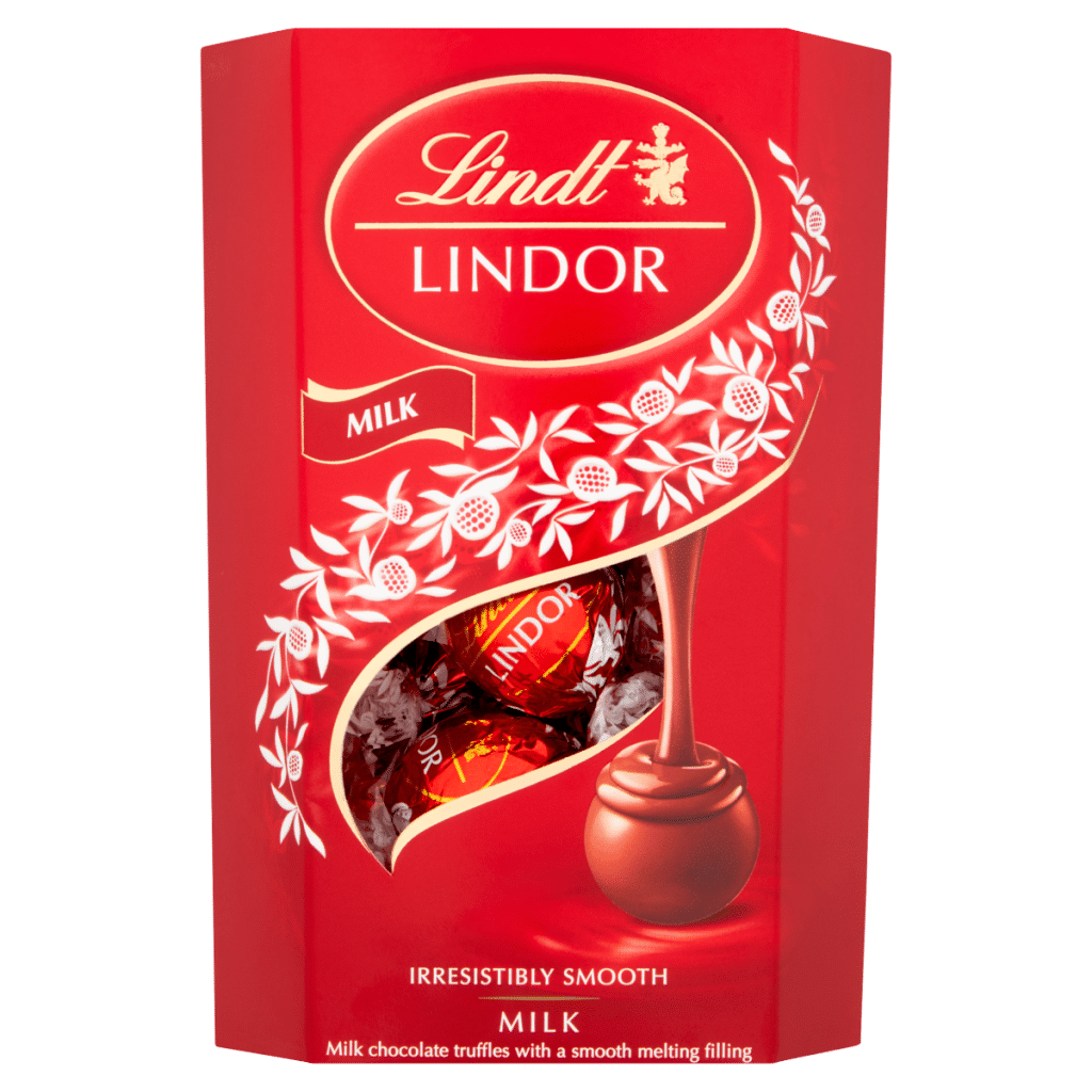 Lindt Lindor Milk Chocolate Truffles Box 200g