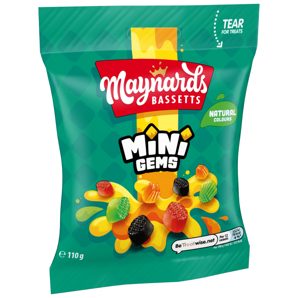Maynards Bassetts Mini Gems Candy 110g