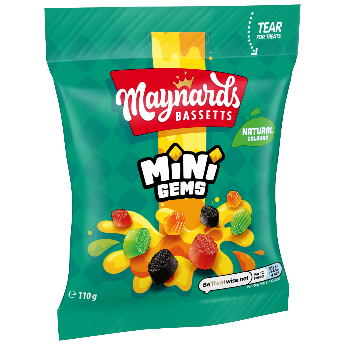 Maynards Bassetts Mini Gems Candy 110g
