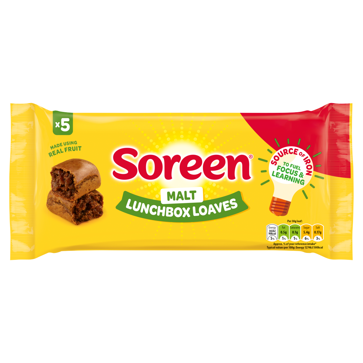 Soreen Malt Lunchbox Loaves 150g