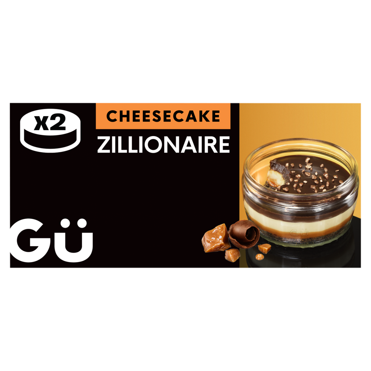 Gü Zillionaire Cheesecake 2 x 84.5g (169g)