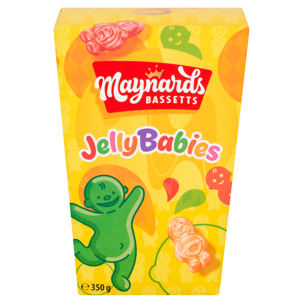 Maynards Bassetts Jelly Babies Sweets Carton 350g